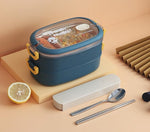 Boite Bento Bleue - JAPA-MANIA