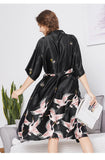 Kimono Japonais Noir Femme