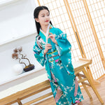 Kimono-traditionnel-japonais-Style-paon-Yukata-robe-pour-fille-enfant-Cosplay-japon-Haori